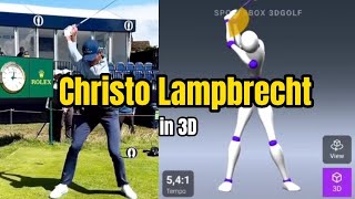 Christo Lamprecht Swing in Slow Motion and in 3D🔥 [upl. by Colver]