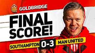 DE LIGT SUPERB RASHFORD GOAL SOUTHAMPTON 03 MANCHESTER UNITED GOLDBRIDGE MATCH REACTION [upl. by Arotahs]