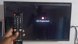 LG Tv Not Programmed  LG Tv Not Programmed Solutions  Lg Tv Not Programmed Problem Solved Video [upl. by Aliakim]