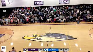 Cincinnati Hills Christian Academy vs St Xavier High School Mens Varsity Basketball [upl. by Yesdnik]