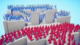 200x SPEARMAN UNITS 🔥 vs ⚔️ 200x MELEE ARMY  Totally Accurate Battle Simulator  TABS [upl. by Enilesoj]