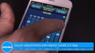 Alpine CDE163BT Display and Controls Demo  Crutchfield Video [upl. by Aluino]