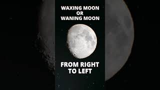 How to tell if the moon is waxing or waning moon [upl. by Donetta]