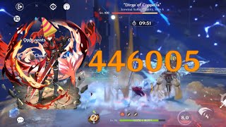 Genshin Impact Diluc Melt Dragonstrike vs Dirge of Coppelia 13 Seconds [upl. by Fotzsyzrk]