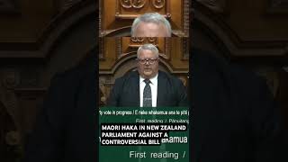 New Zealand MP perform Maori Haka Dance To Protest Against Billnewzealand politics tribe life [upl. by Babs]