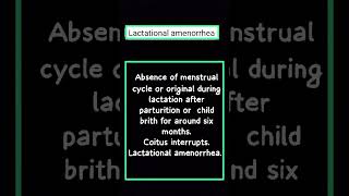 lactational amenorrhea neet biology [upl. by Hilde891]