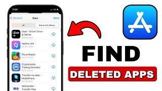 How to find recently deleted apps on iPhone UPDATED METHOD [upl. by Haldes]