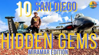 10 AMAZING Hidden Gems amp Secret Spots of MIRAMAR in SAN DIEGO  MUST VISIT [upl. by Meeki487]