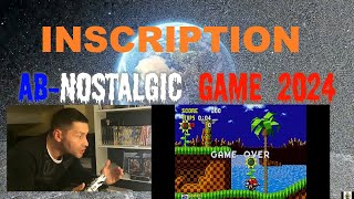 INSCRIPTION A ABNOSTALGIC GAME 2024 [upl. by Costanzia]