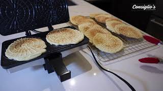 How to Make Pizzelle Cookies with Vitantonio Pizzelle Maker [upl. by Okemak]