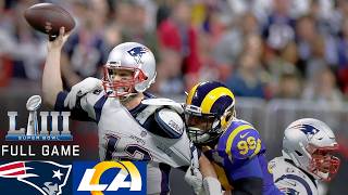 Super Bowl LIII New England Patriots vs Los Angeles Rams  FULL GAME [upl. by Oryaj]