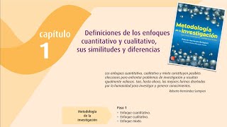 Metodología de la investigación Capítulo 1 [upl. by Suilenroc]