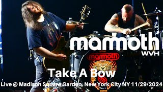 Mammoth WVH  Take A Bow LIVE  Sold Out Madison Square Garden New York City NY 11292024 [upl. by Madanhoj]