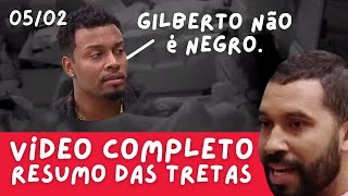 📺 BBB21 Nego Di fala Q Gilberto não é negro Gil fala Q vai votar na Karol Tiago fala com Lucas [upl. by Elish139]