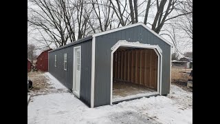 12 X 20 WOODEN PORTABLE GARAGE  SHEDS CANADA  GARDEN SHEDS  SHEDS OTTAWA  ONTARIO SHEDS [upl. by Serrell]