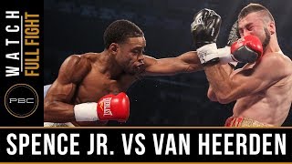 Spence Jr vs van Heerden FULL FIGHT September 11th 2015  PBC on Spike [upl. by Ztnarf]