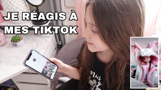 JE REAGIS A MES TIKTOK [upl. by Ezana546]