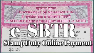 Online eSBTR Challan  How to make payment and obtain ESBTR receipt [upl. by Medarda]