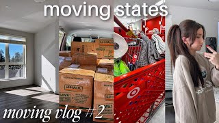 moving states packing target home haul updates 🏡 MOVING VLOG ep 2 [upl. by Ena43]