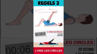 Kegels Lying Leg Circlers Exercise Menguatkan Panggul Merapatkan Miss V  Part 3 shorts [upl. by Mellman]