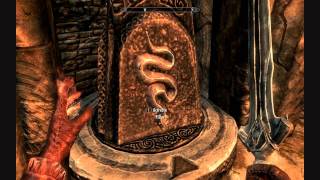 How to open Bleak falls Barrow first door Skyrim [upl. by Bevan]