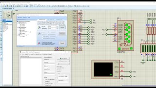 COMUNICACIÓN UART CON VIRTUAL SERIAL PORT Y PROTEUS [upl. by Attelrac763]