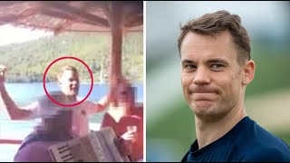 Wirbel um Urlaubsvideo Manuel Neuer singt kroatisches Lied von rechtsextremer Band [upl. by Sou70]