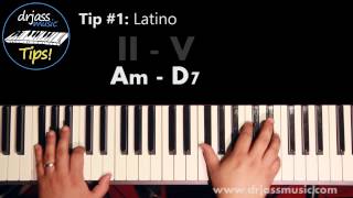 DRJASSMUSIC Piano TIPS Tip 1 Piano Latino [upl. by Milburt]