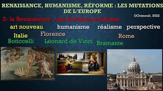 3min 2nd H04 Renaissance humanisme réforme [upl. by Nnayhs]