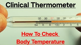 How To Check Body Temperature With Thermometer  Thermometer Use Karne Ka Sahi Tarika [upl. by Kcam]