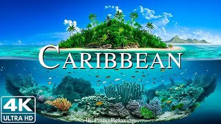 Caribbean 4K  Discovering Turquoise Waters Lush Islands of a Tropical Paradise [upl. by Borgeson]