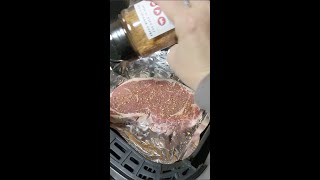 Reverse Sear Steak Airfryer  Stovetop [upl. by Farro]