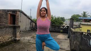 Free hand yoga exercise for beginers [upl. by Durwood]