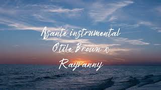 Otile Brown X Rayvanny  ASANTE  Official Instrumental [upl. by Mailliwnhoj]