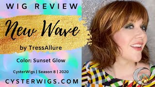 New Wave  TressAllure  Sunset Glow  Wig Review  CysterWigs S8E1164 2020 [upl. by Priscella]