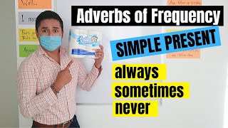 6 COMO USAR ADVERBIOS DE FRECUENCIA PRESENTE SIMPLE  ADVERBS OF FREQUENCY SIMPLE PRESENT HOW OFTEN [upl. by Ardnala]