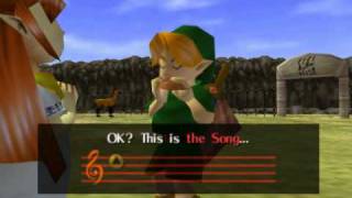 Legend of Zelda Ocarina of Time Walkthrough 03 25 quotEponas Songquot [upl. by Piero]