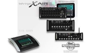 NEW Lower Prices  BEHRINGER XAir XR18 XR16 XR12 X18 Digital Mixers [upl. by Bouchier]