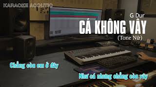 Karaoke Nữ Cá Không Vây  ViruSs  Beat Piano Relax  BEAT DỄ HÁT [upl. by Siocnarf]