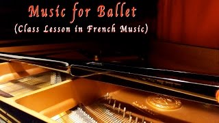 フランス音楽 で バレエレッスン センター Ballet Music in French Music Center [upl. by Temp]