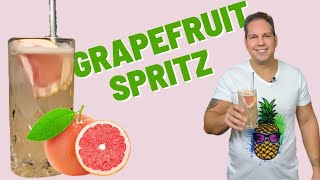 Grapefruit Spritz ein fruchtig alkoholfreier Cocktail mit Grapefruit und spritziger Note [upl. by Sackey]