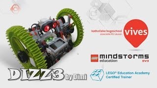 DIZZ3 the whirling and thumbling hispeed remote controlled LEGO EV3 robot [upl. by Del]