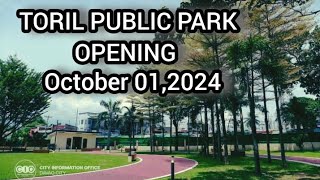 Toril public Park opening [upl. by Alcine]