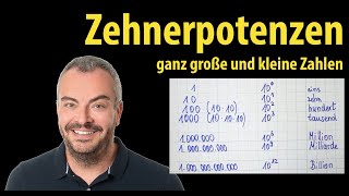 Zehnerpotenzen  Potenzschreibweise  ganz große und ganz kleine Zahlen  Lehrerschmidt [upl. by Debarath520]