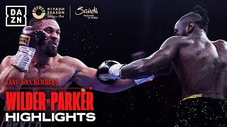 STUNNER  Deontay Wilder vs Joseph Parker Fight Highlights [upl. by Haianeb]