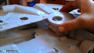 The Millennium Falcon Cutaway model build 1 [upl. by Notlrak771]