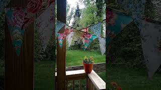 Front Porch Bunting decoration ideas weather proof banners [upl. by Irfan]