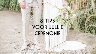 Persoonlijke ceremonie bruiloft 8 tips  SIT amp TALK TWD [upl. by Niarda]