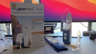 mypurmist free  Cordless Ultrapure Steam Inhaler Review Does it work ProsCons [upl. by Anitroc]