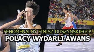 Fenomenalny FINISZ Duszyńskiego Polacy WYDARLI AWANS na OSTATNICH METRACH [upl. by Alexis]